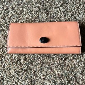 NWT- genuine soft leather coach wallet.